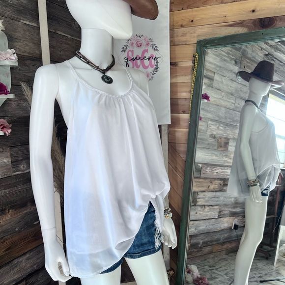 Pink Milly Caged Back Front Lined Flowy Cami Medium 💗 - Picture 1 of 7